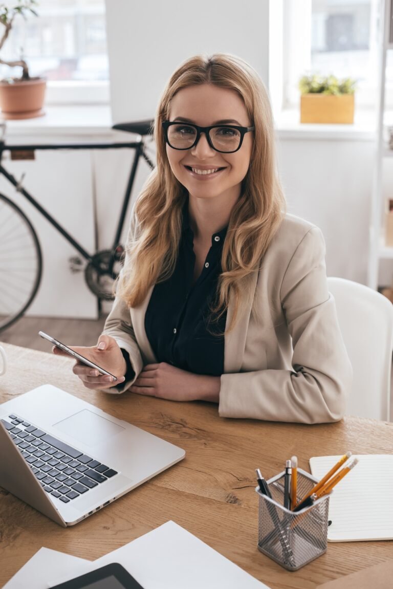 Beautiful business lady.