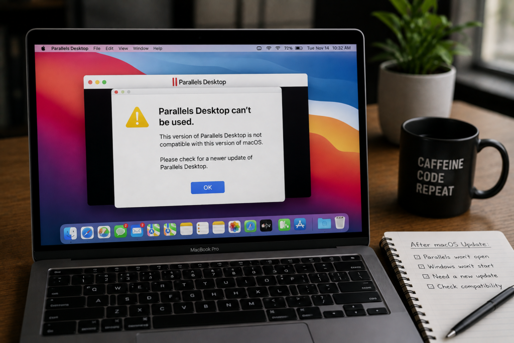 Parallels Desktop Breaks
